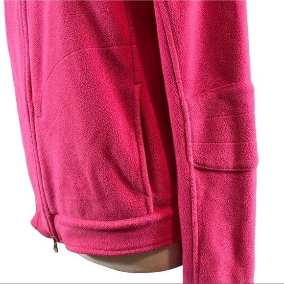Lilly Pulitzer Fleece Jacket Pink Full Zip Front w/ Pockets, Size S - Picture 5 of 14